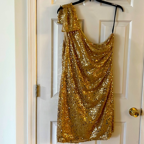 Deb Dresses & Skirts - Beautiful Classy One Shoulder Sparkly Dress